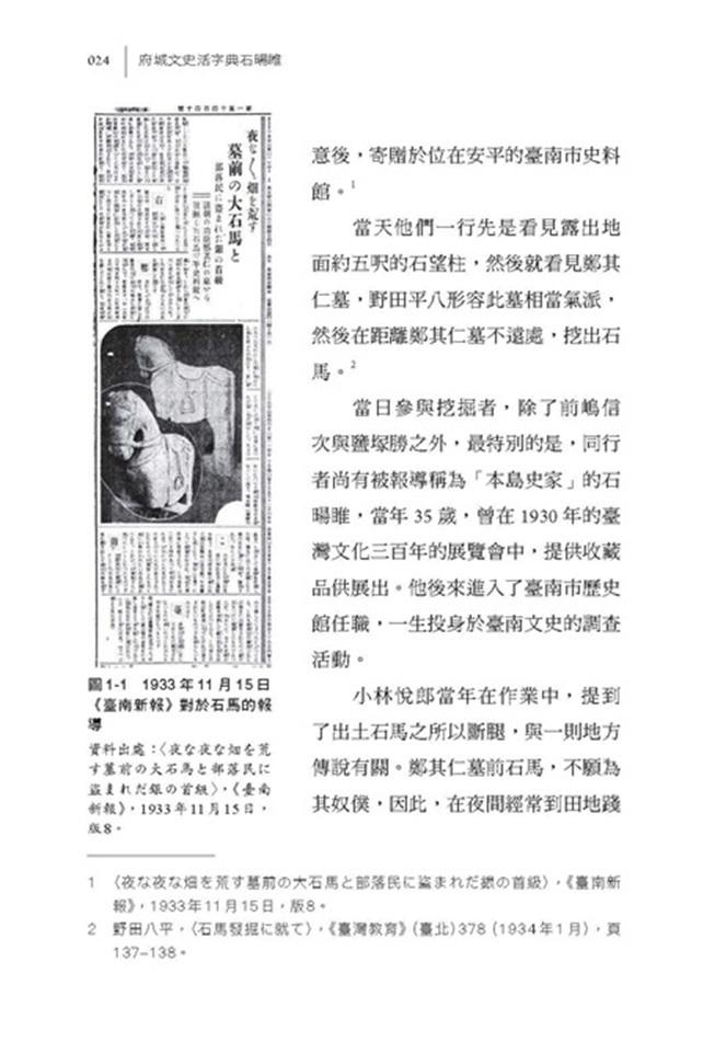 成為臺南:府城文史活字典石暘睢