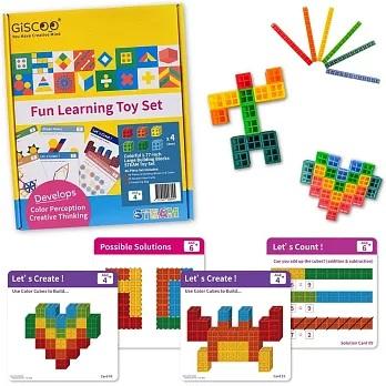 【Giscoo STEAM系列】麥斯小方塊 益智教具組