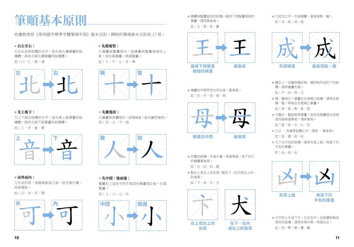 華語文書寫能力習字本:中英文版基礎級1 QR Code影音學習版(依國教院三等七級分類,含英文釋意及筆順練習)