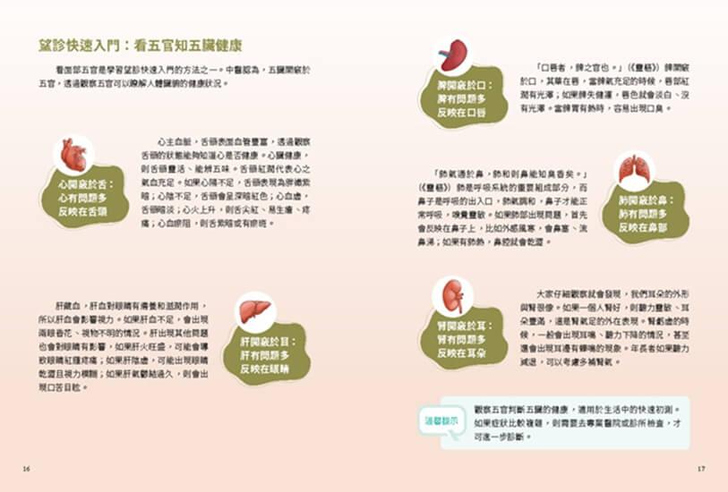 中醫望診養生大全:從面色、舌象到手診,一次學會食療╳穴位╳體質調養,照顧全家人的健康法