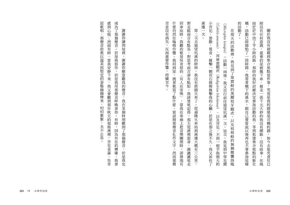 水裡的回音