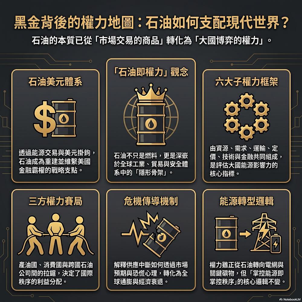 當世界為一桶油改變方向:資源、運輸、金融、軍事……以石油為軸,解釋全球經濟如何在供應衝擊、政治衝突與市場預期之間被反覆拉動