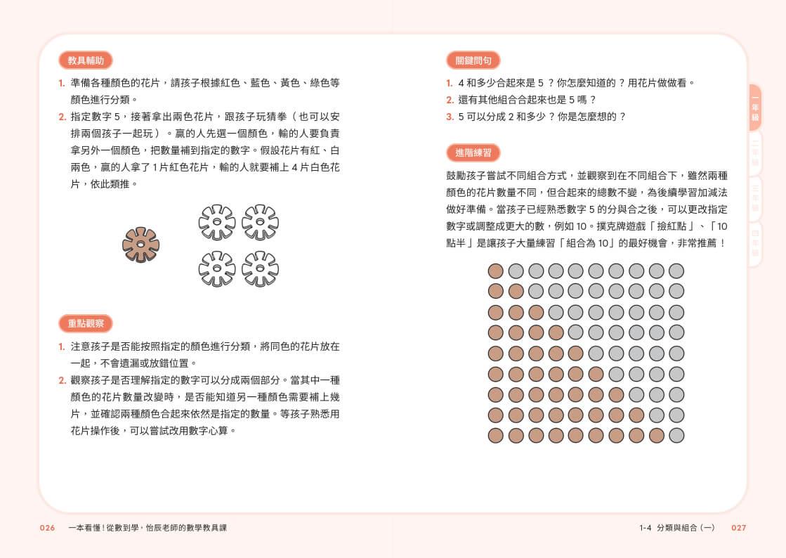 一本看懂!從數到學,怡辰老師的數學教具課(隨書附贈圖形板紙卡):找出盲點×提出問題×跨越障礙,培養數學思考力