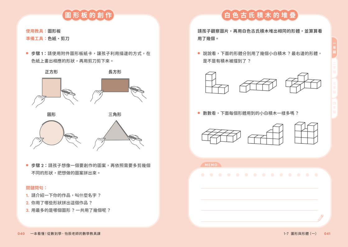 一本看懂!從數到學,怡辰老師的數學教具課(隨書附贈圖形板紙卡):找出盲點×提出問題×跨越障礙,培養數學思考力